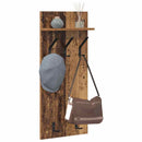 Vægmonteret Jakkeholder med hylde Gammelt træ 40 x 10 x 90 cm