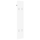 Vægmonteret Jakkeholder Hvid 20 x 1,5 x 100 cm Konstrueret træ