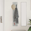 Vægmonteret Jakkeholder Vægmonteret Beton Grå 20 x 1,5 x 100 cm
