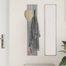 Vægmonteret Jakkeholder Grå Sonoma 20 x 1,5 x 100 cm
