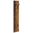 Vægmonteret Jakkeholder Gammelt træ 20 x 1,5 x 100 cm