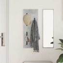 Vægmonteret Jakkeholder Vægmonteret Beton Grå 30 x 1,5 x 80 cm