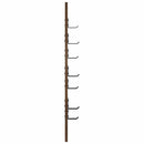 Vægmonteret Jakkeholder Vægmonteret Røget eg 30 x 1,5 x 80 cm