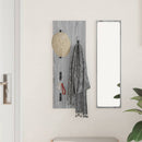 Vægmonteret Jakkeholder Vægmonteret Grå Sonoma 30 x 1,5 x 80 cm