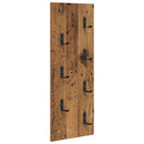 Vægmonteret Jakkeholder Gammelt træ 30 x 1,5 x 80 cm