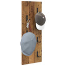 Vægmonteret Jakkeholder Gammelt træ 30 x 1,5 x 80 cm
