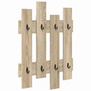 Vægmonteret Jakkeholder Vægmonteret Sonoma eg 60 x 3 x 82 cm
