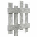 Vægmonteret Jakkeholder Vægmonteret Beton Grå 60 x 3 x 82 cm