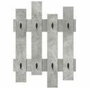 Vægmonteret Jakkeholder Vægmonteret Beton Grå 60 x 3 x 82 cm