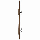 Vægmonteret Jakkeholder Røget eg 60 x 3 x 82 cm Konstrueret træ