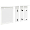 Vægmonteret Jakkeholder Vægmonteret Hvid 85 x 10 x 45 cm