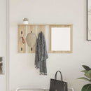 Vægmonteret Jakkeholder med hylde Sonoma-eg 85 x 10 x 45 cm