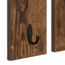 Vægmonteret Jakkeholder Vægmonteret Røget eg 85 x 10 x 45 cm