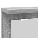 Vægmonteret Jakkeholder med hylde Grå sonoma-eg 85 x 10 x 45 cm