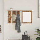 Vægmonteret Jakkeholder med hylde Gammelt træ 85 x 10 x 45 cm