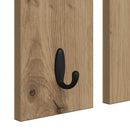 Vægmonteret Jakkeholder Vægmonteret artisan eg 85 x 10 x 45 cm