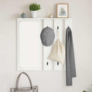 Vægmonteret Jakkeholder Vægmonteret Hvid 84 x 10 x 80 cm