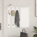 Vægmonteret Jakkeholder Vægmonteret Hvid 84 x 10 x 80 cm