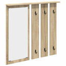 Vægmonteret Jakkeholder Vægmonteret Sonoma-eg 84 x 10 x 80 cm