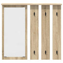 Vægmonteret Jakkeholder Vægmonteret Sonoma-eg 84 x 10 x 80 cm
