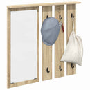 Vægmonteret Jakkeholder Vægmonteret Sonoma-eg 84 x 10 x 80 cm