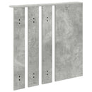 Vægmonteret Jakkeholder Vægmonteret Betongrå 84 x 10 x 80 cm