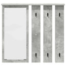 Vægmonteret Jakkeholder Vægmonteret Betongrå 84 x 10 x 80 cm