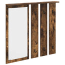 Vægmonteret Jakkeholder Vægmonteret Røget eg 84 x 10 x 80 cm