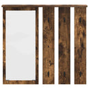 Vægmonteret Jakkeholder Vægmonteret Røget eg 84 x 10 x 80 cm