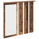Vægmonteret Jakkeholder med hylde Gammelt træ 84 x 10 x 80 cm