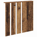 Vægmonteret Jakkeholder med hylde Gammelt træ 84 x 10 x 80 cm