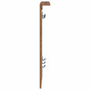 Vægmonteret Jakkeholder med hylde Gammelt træ 84 x 10 x 80 cm