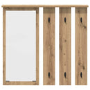 Vægmonteret Jakkeholder Vægmonteret artisan eg 84 x 10 x 80 cm