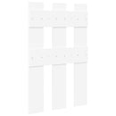 Vægmonteret Jakkeholder Hvid 65 x 3 x 100 cm Konstrueret træ