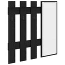 Vægmonteret Jakkeholder Vægmonteret Sort eg 100 x 10 x 100 cm