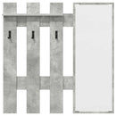 Vægmonteret Jakkeholder Vægmonteret Beton Grå 100 x 10 x 100 cm