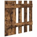 Vægmonteret Jakkeholder Vægmonteret Røget eg 100 x 10 x 100 cm