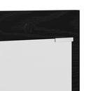 Vægmonteret Jakkeholder Sort eg 90 x 10 x 50 cm Konstrueret træ