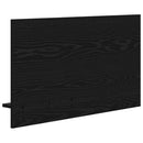 Vægmonteret Jakkeholder Sort eg 90 x 10 x 50 cm Konstrueret træ