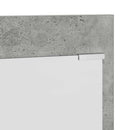 Vægmonteret Jakkeholder med hylde Beton Grå 90 x 10 x 50 cm