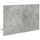 Vægmonteret Jakkeholder med hylde Beton Grå 90 x 10 x 50 cm