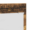 Vægmonteret Jakkeholder med hylde Gammelt træ 90 x 10 x 50 cm