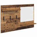 Vægmonteret Jakkeholder med hylde Gammelt træ 90 x 10 x 50 cm