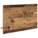 Vægmonteret Jakkeholder med hylde Gammelt træ 90 x 10 x 50 cm