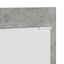 Vægmonteret Jakkeholder med hylde Beton Grå 70 x 10 x 90 cm