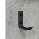 Vægmonteret Jakkeholder med hylde Beton Grå 70 x 10 x 90 cm