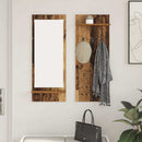 Vægmonteret Jakkeholder med hylde Gammelt træ 70 x 10 x 90 cm