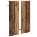 Vægmonteret Jakkeholder med hylde Gammelt træ 70 x 10 x 90 cm