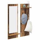 Vægmonteret Jakkeholder med hylde Gammelt træ 70 x 10 x 90 cm
