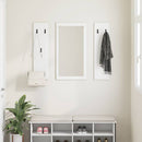Vægmonteret Jakkeholder Hvid 96 x 1,5 x 90 cm Konstrueret træ